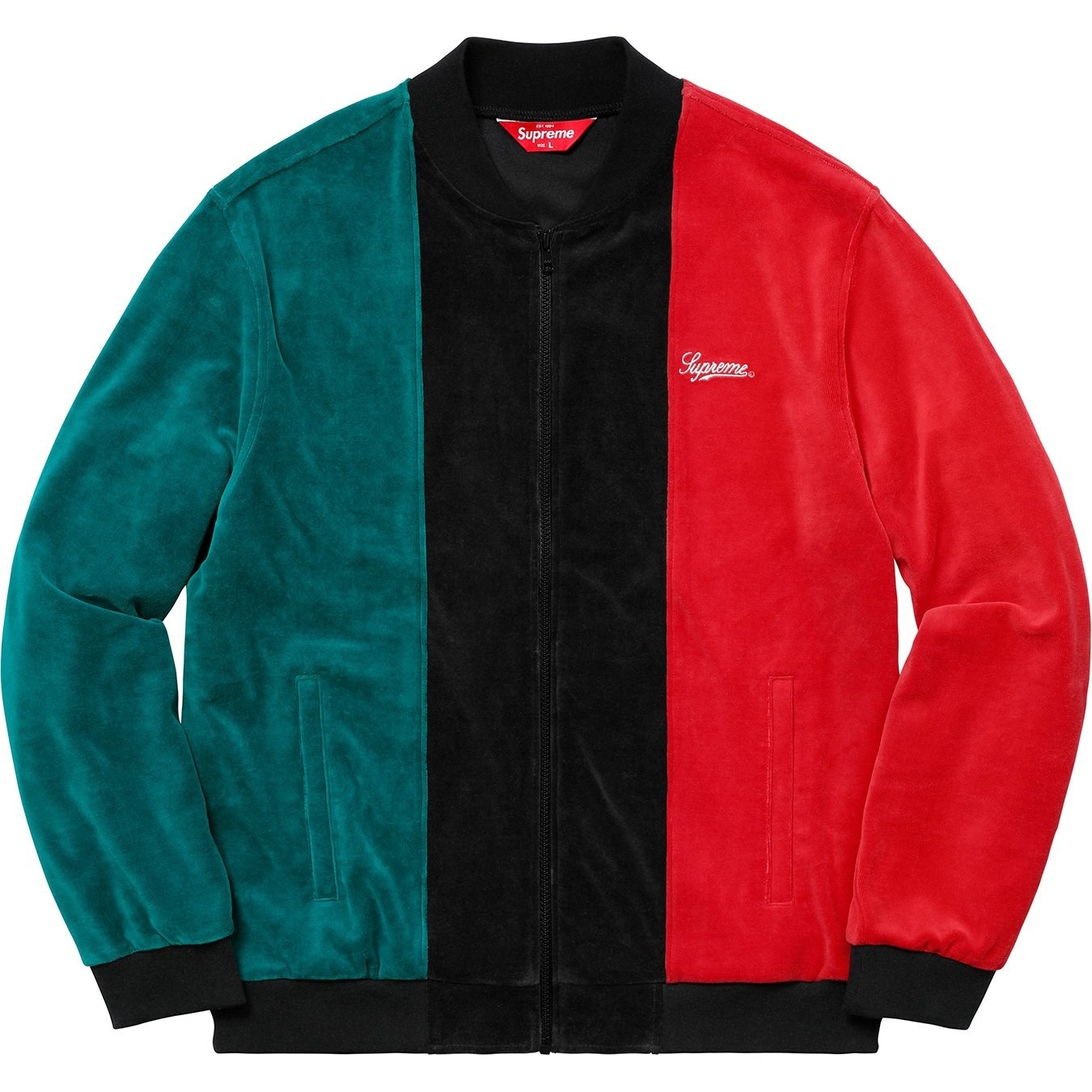 Velour Zip Up Jacket view 4